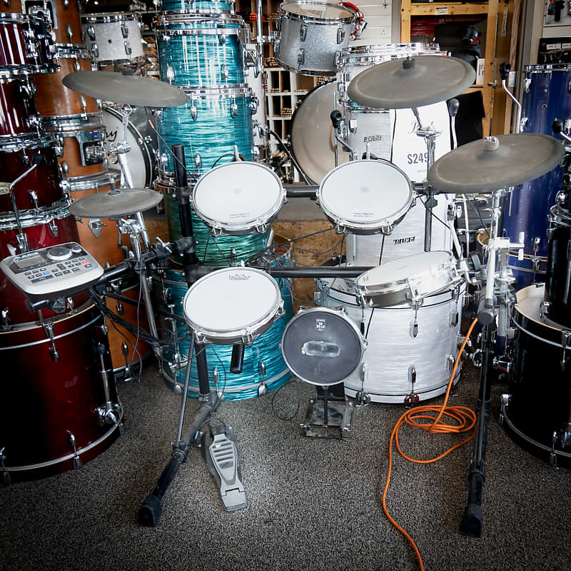 Alesis DM8 Electronic Drum Kit w/Pintech Pads Reverb