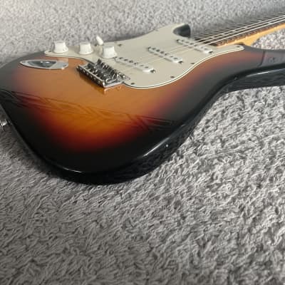 Fender Standard Stratocaster 2003 MIM Sunburst Lefty Left-Handed Strat Guitar image 3