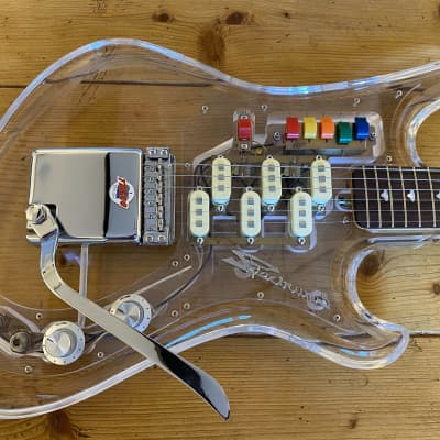 レア！テスコ Spectrum 5 Reissue Clear Acrylic Teisco Spectrum