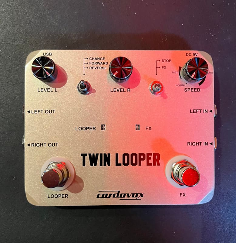 CORDOVOX PEDAL TWIN LOOPER STATION Reverb