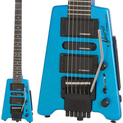 Steinberger Spirit GT-PRO Deluxe Guitar - Frost Blue image 4