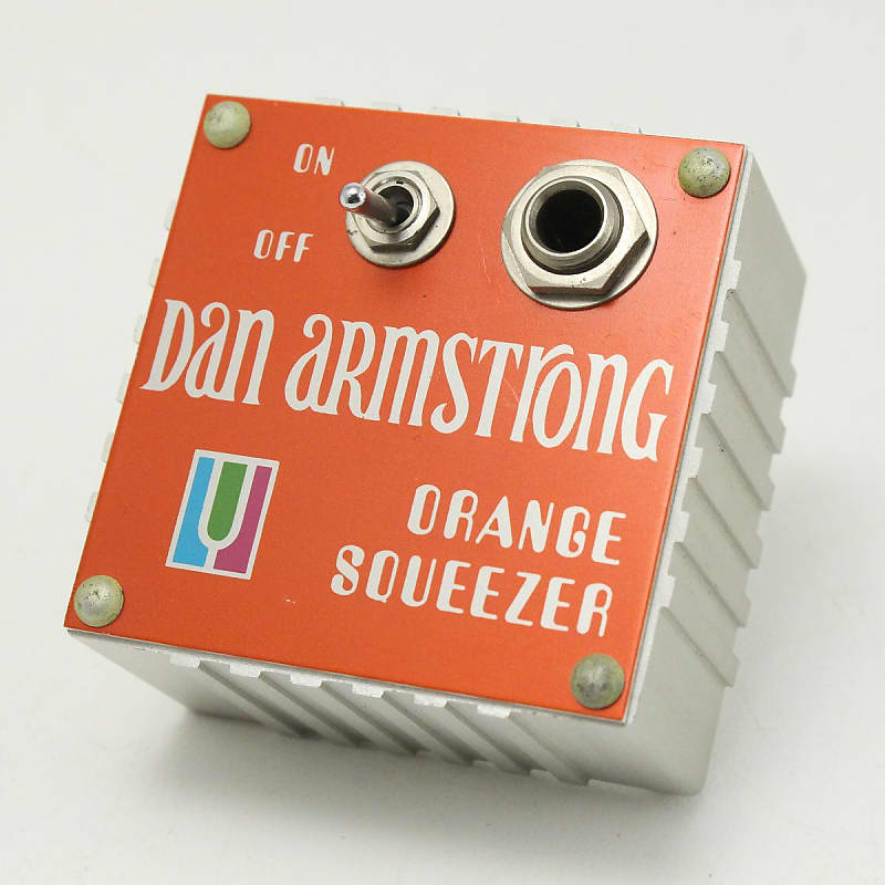 Dan Armstrong orange squeezer ギターコンプレッサー Vintage Dan Armstrong Orange Squeezer Compressor Guitar