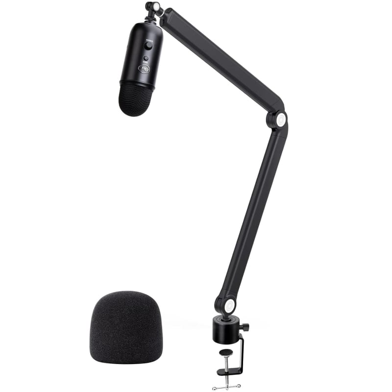 Blue Yeti Nano Shock Mount, Lightweight Alloy Shockmount Reduces Vibration  Shock Noise Matching Mic Boom Arm, Designed For Blue Yeti Nano Microphone  By