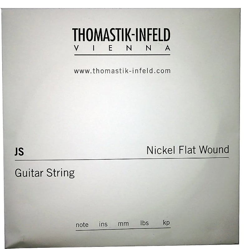 Thomastik-Infeld JS50 Jazz Swing Nickel Flat-Wound Guitar String - E (.50) image 1