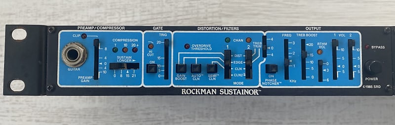 Rockman Sustainor Model 100 1985 - Black / Blue
