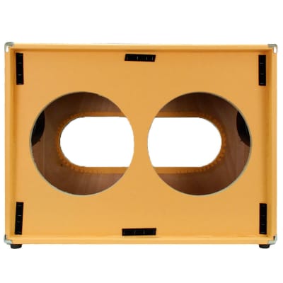EMPTY Orange Tolex 2x12" GUITAR SPEAKER CAB Cabinet 212 image 6