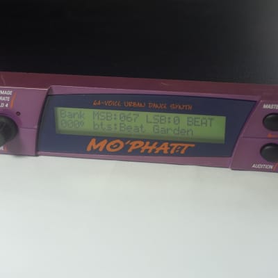 E-MU Systems Mo'Phatt Rackmount 64-Voice Expandable Synthesizer 2000 - Purple
