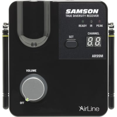 Samson Audio AirLine 99m AH9 Wireless UHF Fitness Headset System D Band 293979 809164221753 image 5