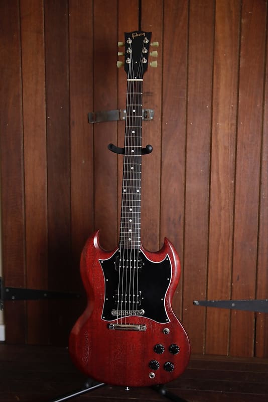 Gibson SG Faded T Cherry Electric Guitar 2017 Pre-Owned | Reverb