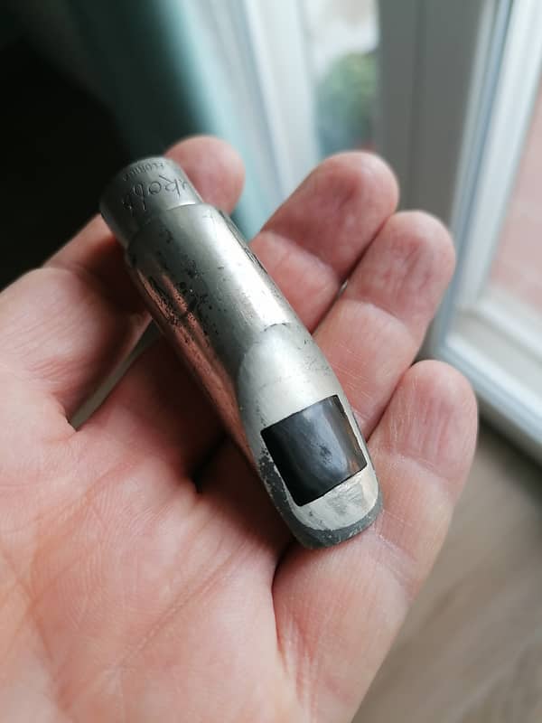 Rare vintage Dukoff D6 silverlite Miami Florida soprano | Reverb