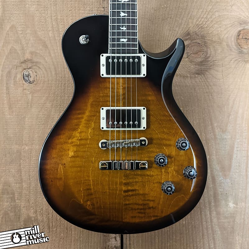 Paul Reed Smith PRS S2 McCarty 594 Singlecut Electric Guitar Black Amber w/Bag
