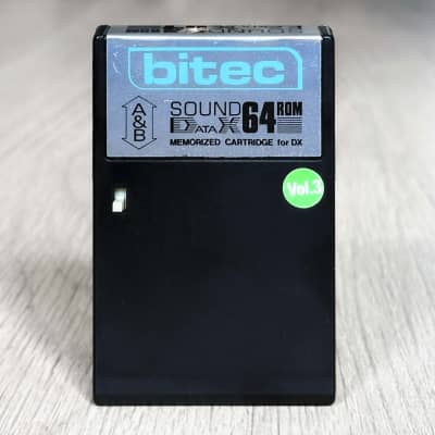 Yamaha DX7 Voice Rom Cartridge // BITEC Sound Data X 64 Volume 3 // VERY RARE