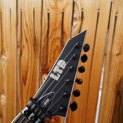 ESP LTD SIGNATURE SERIES MK-600 -Mille Petrozza- Black Satin 6-String Electric Guitar w/ Case (2024) image 6