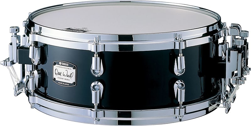 Yamaha Custom MSD14ADW Dave Weckl Black snare drum | Reverb Cyprus