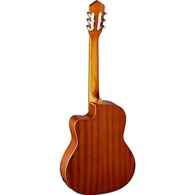 Ortega Traditional Series - Made in Spain Left-Handed Solid Top Classical Guitar w/ Bag image 2