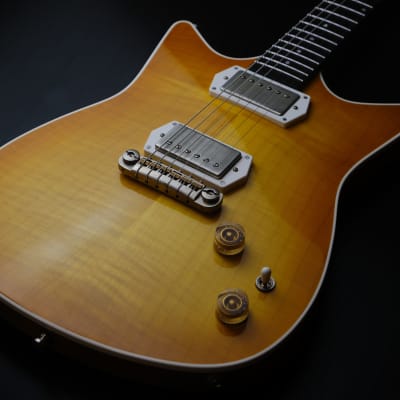 Frank Brothers Thinline Arcade 2022 Lemon Burst Relic 6.9 lbs! Jumbo Stainless Righteous Sound RAF’s MINT image 2