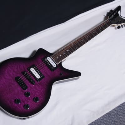 DEAN Cadillac X Quilt Maple electric GUITAR in Trans Purple Burst NEW w/ BAG -DMT Pickups - Bolt-on image 2