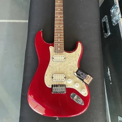 Fender Big Apple Stratocaster Hardtail with Maple Fretboard 1998 - 2000 - Candy Apple Red for sale