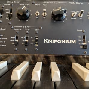 Knif Audio Knifonium Tube Mono Synthesizer 2016 image 1