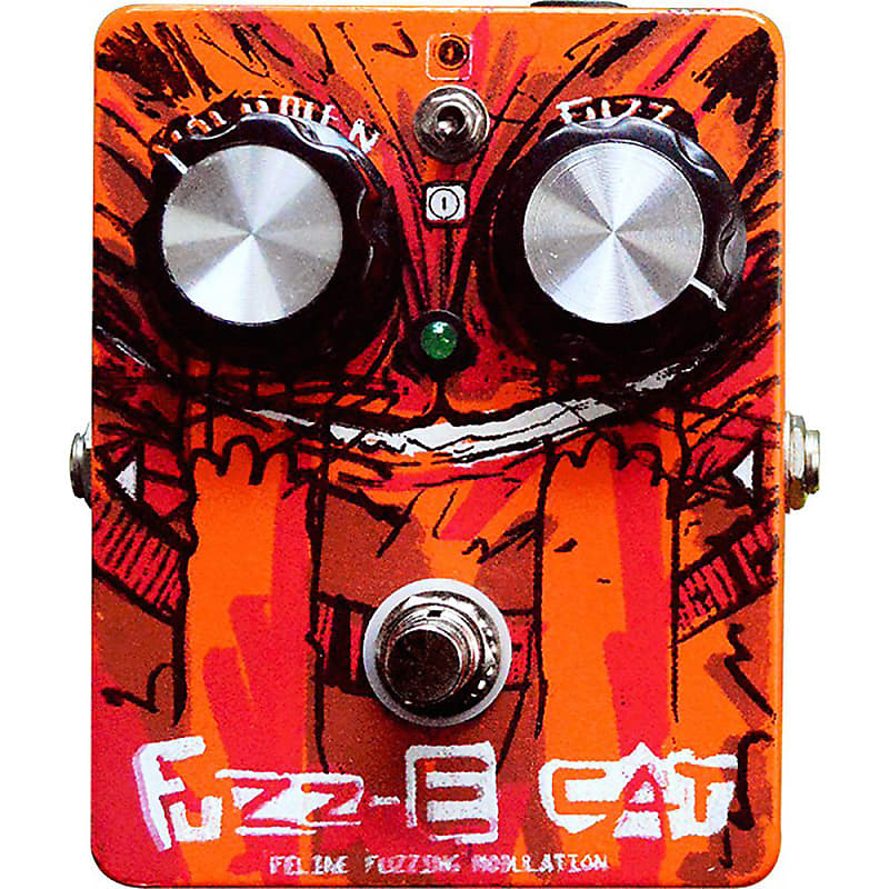 Paradox Fuzz-E Cat Fuzz Modulation Distortion Guitar Effects Pedal Stompbox image 1