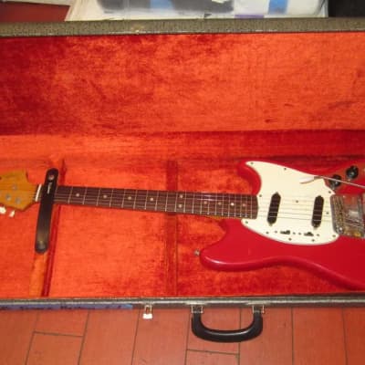 1968 Fender Mustang Red w/ Original Hard Case image 10
