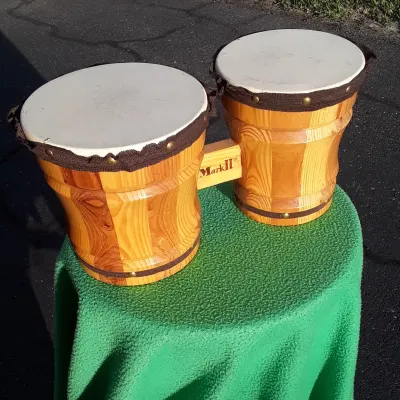 Mark 2 Bongo Drums. Real Wood. Play great. Good condition. image 4