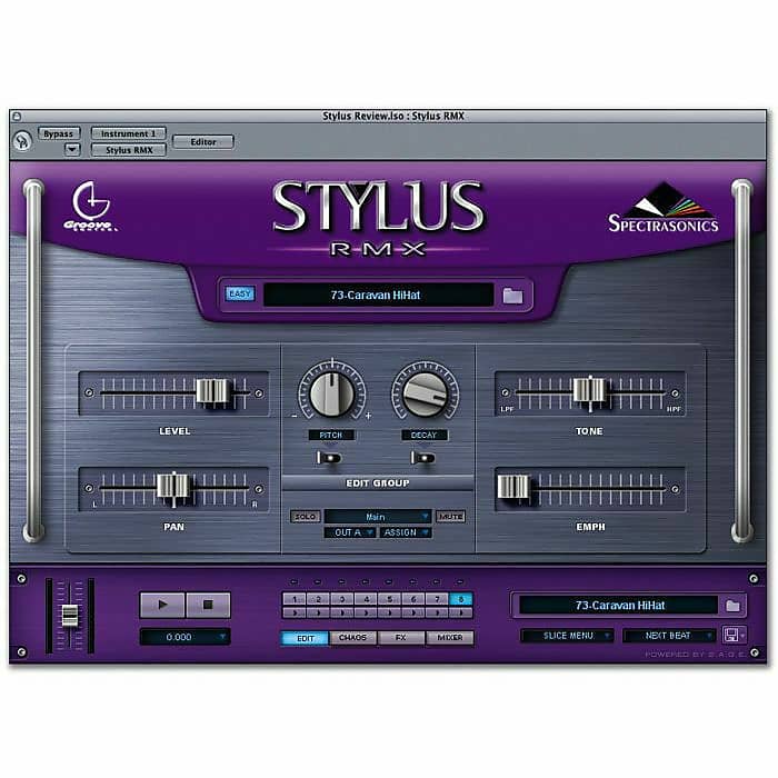 Spectrasonics Stylus RMX Xpanded Virtual Instrument (USB)