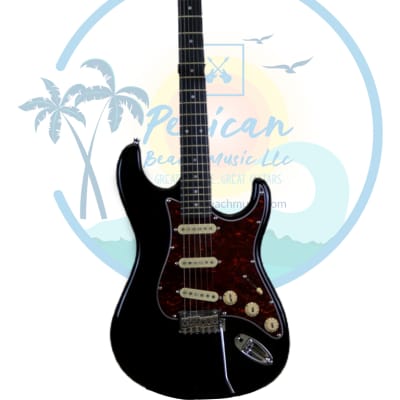 Tagima T-635 Black w/Tortoise Pickguard Electric Guitar for sale
