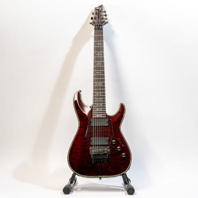 Schecter Hellraiser AD-C-7-FR-HR - Diamond Series 7-String Guitar - Black Cherry image 4