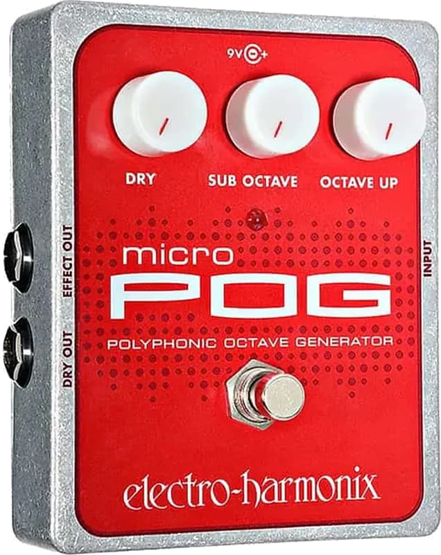 Electro-Harmonix Micro POG Polyphonic Octave Generator Pedal image 1