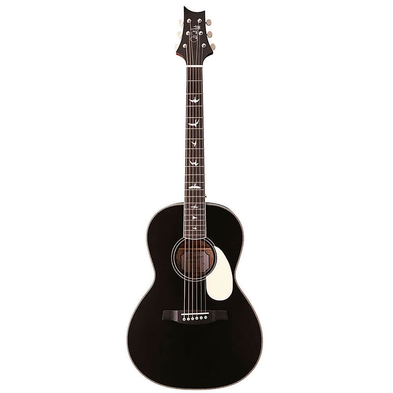 PRS SE P20E Parlor Acoustic-Electric Guitar Black Top(New) image 1