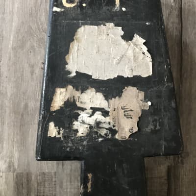 Wooden Coffin JETHRO TULL Upright Bass Case standup Cello Aqualung Island Studios London Upright Bass Aqualung 1971 Flat black image 6
