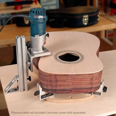 StewMac TrueChannel Guitar Binding Router Jig with Binding Bit Set image 2