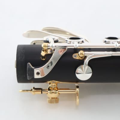 Backun Lumiere Custom Clarinet in A Grenadilla Gold Posts Silver Keys BRAND NEW image 23