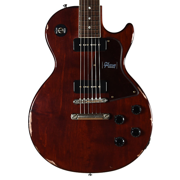 Gibson Custom Shop Les Paul Special Single Cut with Maple Top Dark Cherry Heavy Aged 2018 image 1