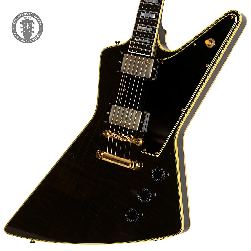 2021 Banker Excalibur Custom Guitar Aged Black image 1