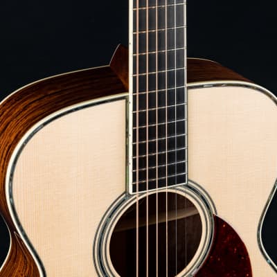 Collings OM-42 Custom Figured Bolivian Rosewood and German Spruce with Black Pearl NEW image 8
