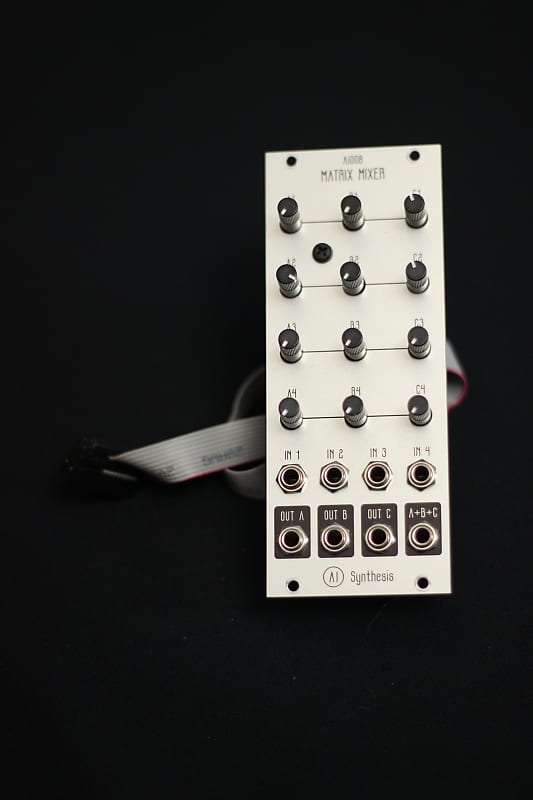 AI Synthesis AI008 Matrix Mixer 2022 Silver Reverb