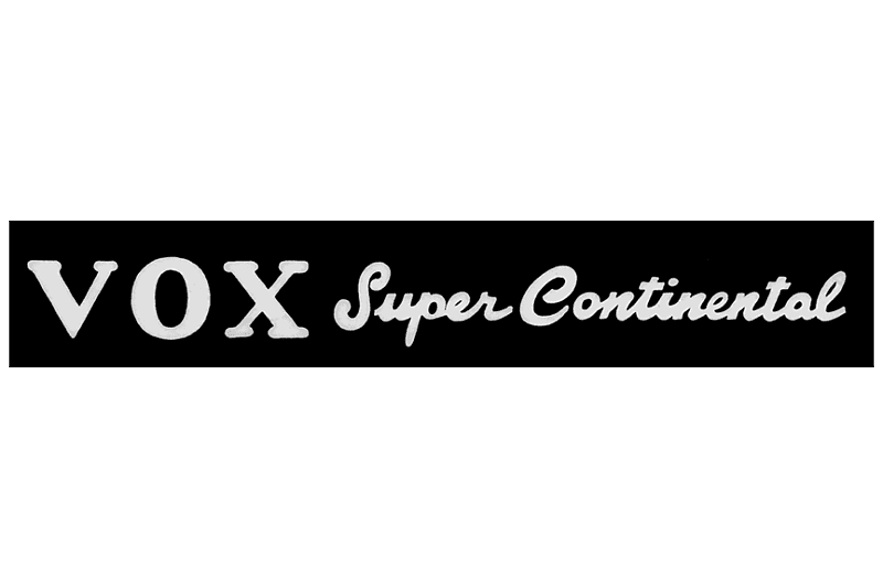 Vox Super Continental Nameplate - LAST ONE - Factory Authorized Reproduction Part by North Coast Music image 1