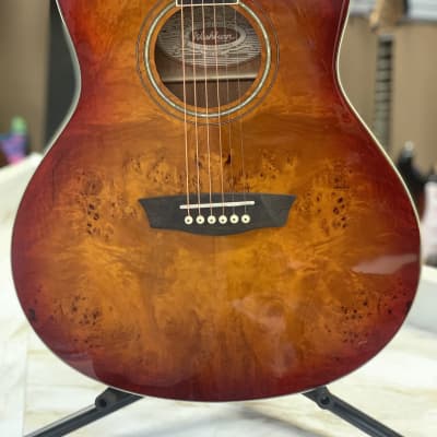 Washburn Deep Forest Burl ACE 2020s - Amber Fade image 5