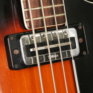 1967 Hofner 500/8BZ Hollowbody Fuzz Bass Guitar - 100% All Original, Absolutely Amazing Bass! image 8