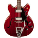Guild Starfire V with Bigsby - Transparent Cherry Red