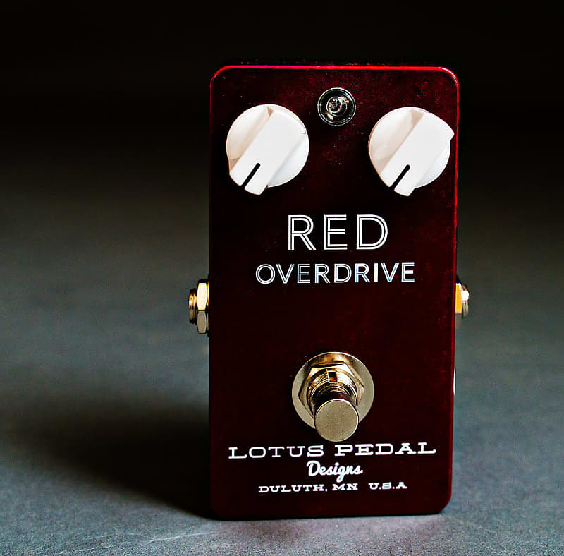 LOTUS PEDAL RED OVERDRIVE オーバードライブ LOTUS PEDAL RED OVERDRIVE オーバードライブ 9/30 16:00まで 5