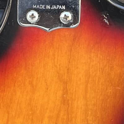 1960s MIJ Rexina Kawai Teisco Short Scale Electric Bass Guitar~Tri Tone Brown Sunburst~Lots of Mojo!~VIDEO! image 16