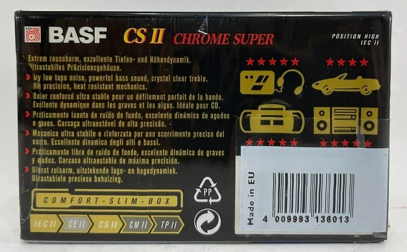 BASF - CS II - Chrome Super 90 Cassette Tape