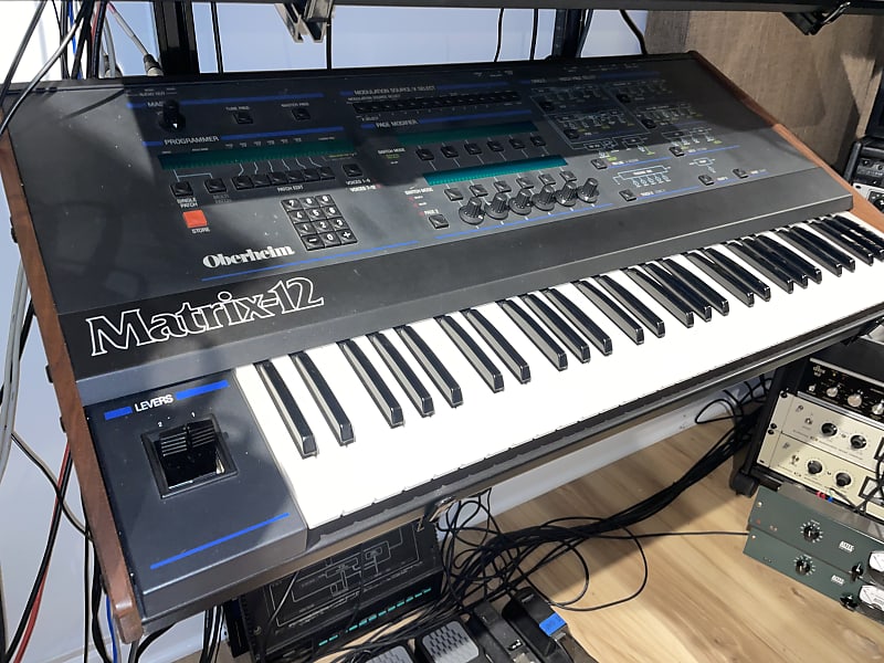 Refurbished and modified Oberheim Matrix 12 61-Key 12-Voice Synthesizer 1986 with extras image 1
