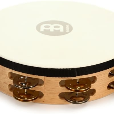 Meinl Percussion Recording-Combo Wood Tambourine - Double Row with Head image 1