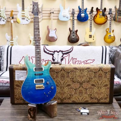 Paul Reed Smith PRS Wood Library 10 Top Modern Eagle V ME5 Flame Maple Neck Brazilian Rosewood Fingerboard Blue Fade 7.75 LBS (US Only / No International Shipping) image 6