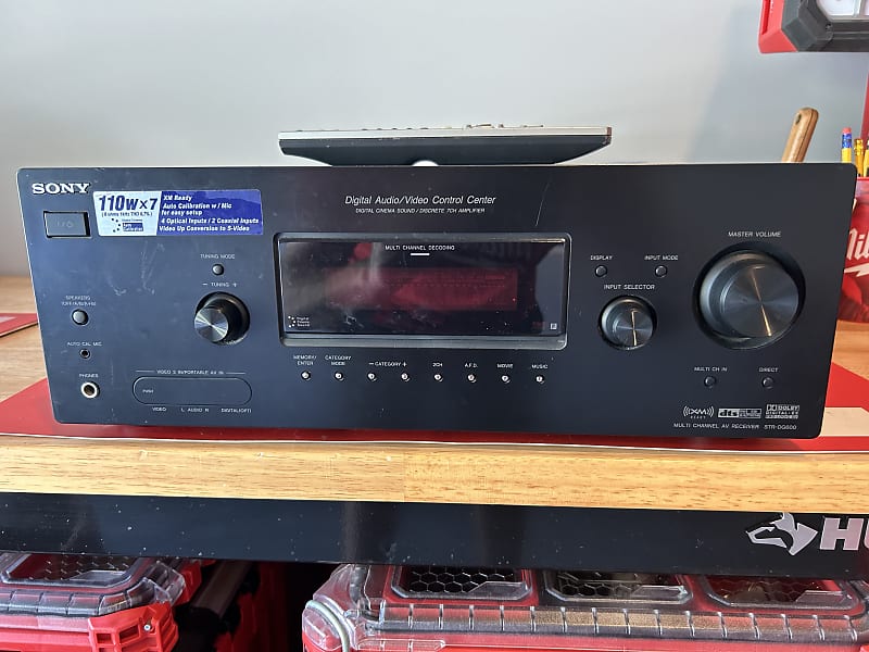 Sony STR-DG600 AV Multi Channel Receiver  			