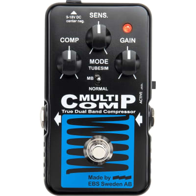 ベース EBS MULTIP True Dual Band Compressor EBS MultiComp True Dual Band Compressor Pedal | Musician's